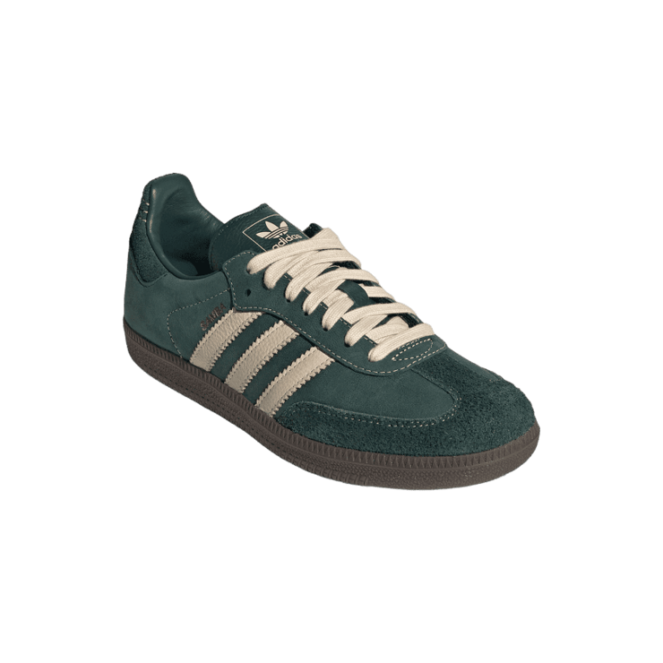 adidas Samba OG Mineral Green Crystal Sand (W) Angle 2