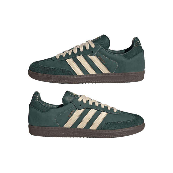 adidas Samba OG Mineral Green Crystal Sand (W) Angle 5