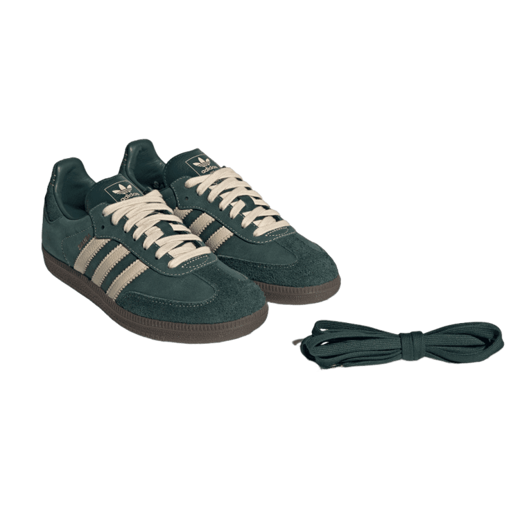 adidas Samba OG Mineral Green Crystal Sand (W) Angle 6