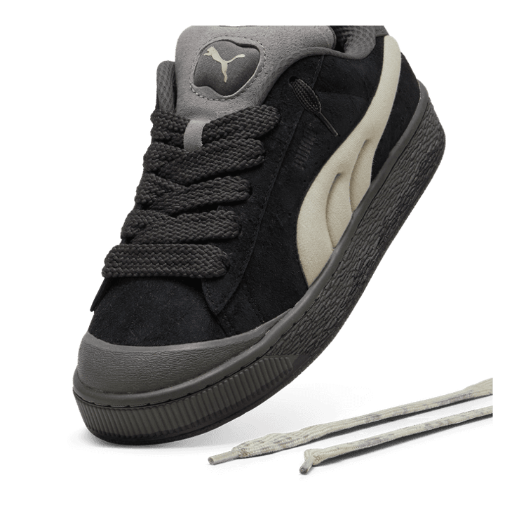 PUMA Suede XL Crush Sneakers in Beige Angle 2