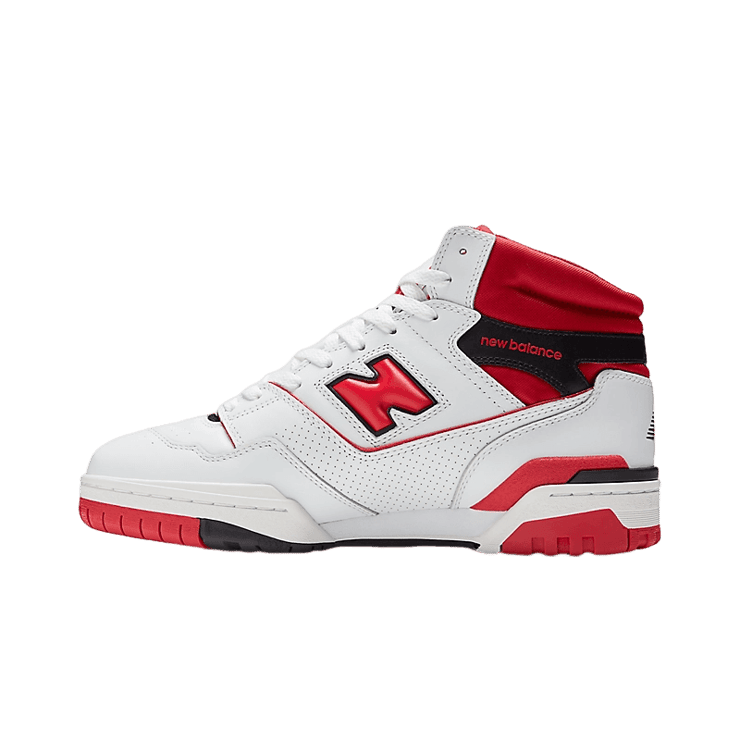 New Balance 650 White Red Angle 0