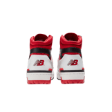 New Balance 650 White Red Angle 4