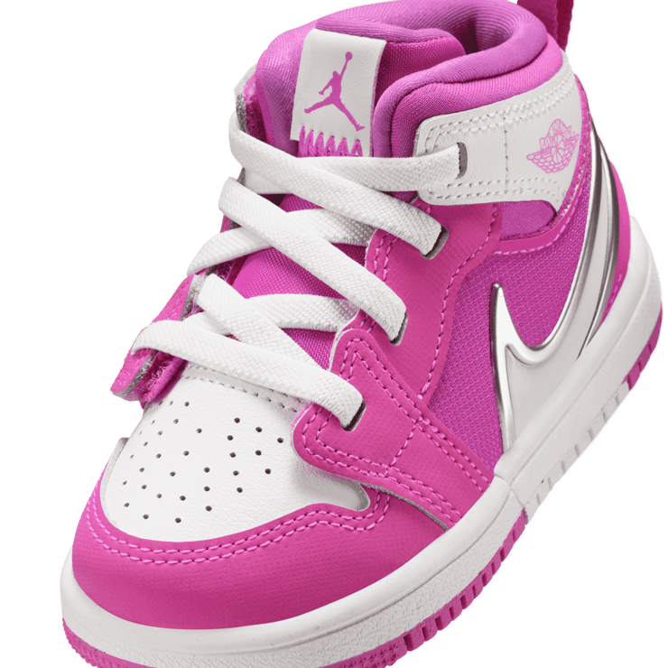 Air Jordan 1 Mid RM EasyOn  'Fire Pink' (TD) Angle 4