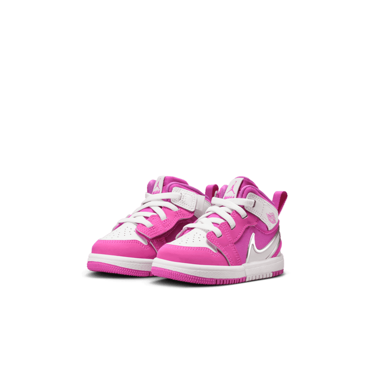 Air Jordan 1 Mid RM EasyOn 'Fire Pink' (TD) Angle 2