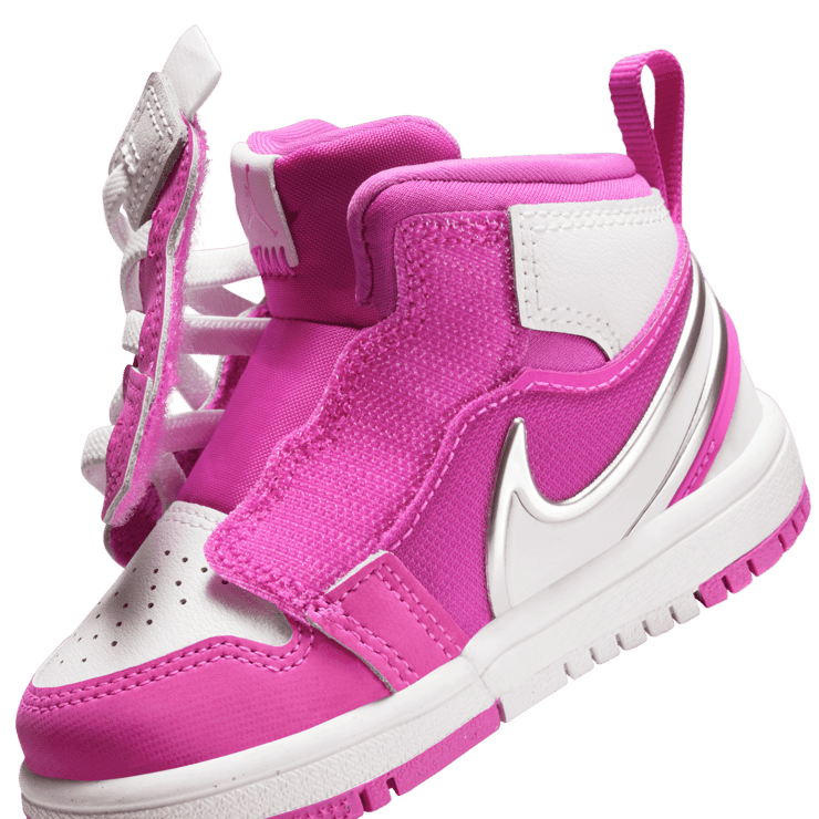 Air Jordan 1 Mid RM EasyOn  'Fire Pink' (TD) Angle 5