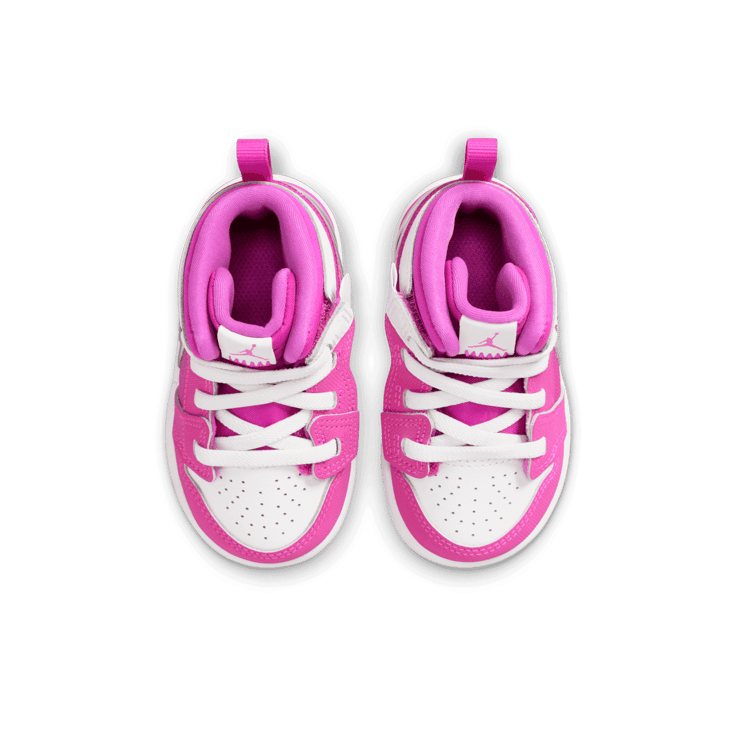 Air Jordan 1 Mid RM EasyOn 'Fire Pink' (TD) Angle 1