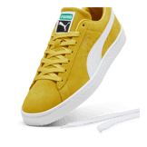 PUMA Suede Classic Sneakers in Fresh Pear/White Angle 2