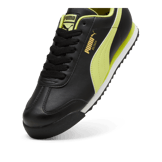 Puma Roma Basic Plus 'Black Lime Sheen' Angle 2