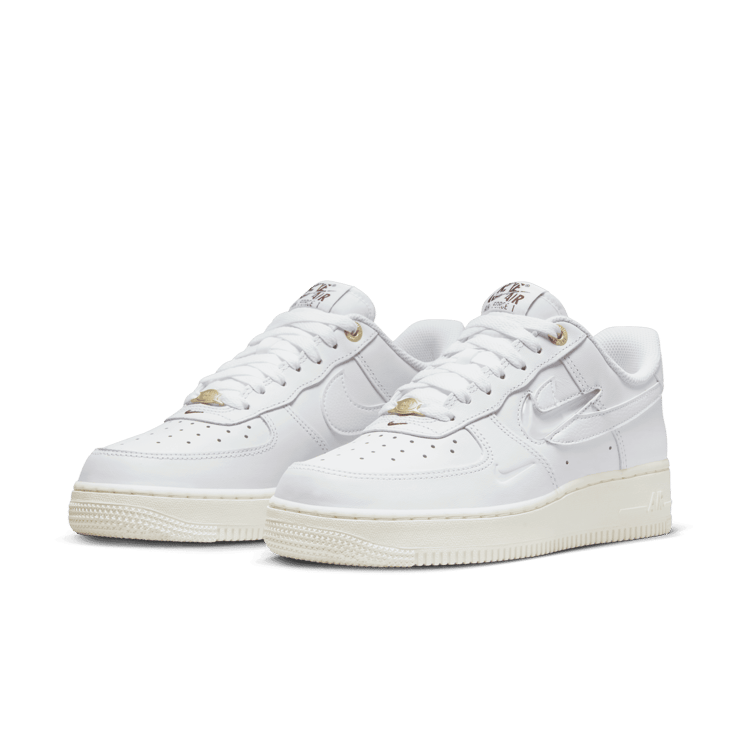 Nike Air Force 1 Jewel Multi-Logos White (W) Angle 2