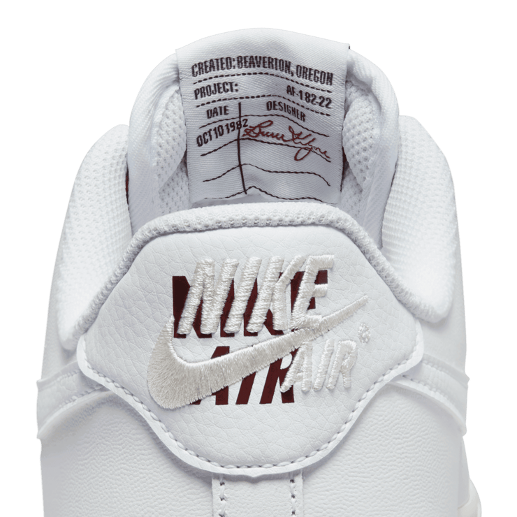 Nike Air Force 1 Jewel Multi-Logos White (W) Angle 6
