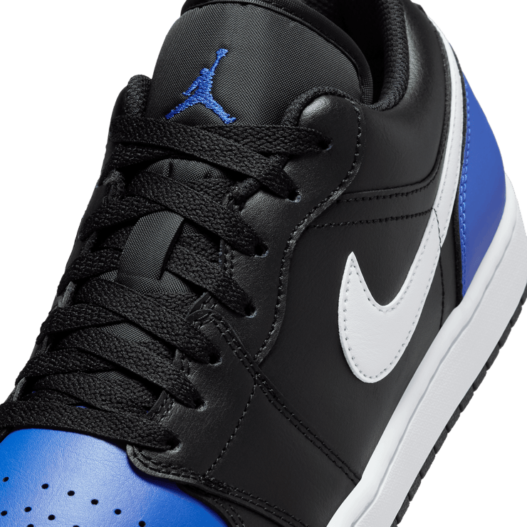 Air Jordan 1 Low Black Royal Toe Angle 4