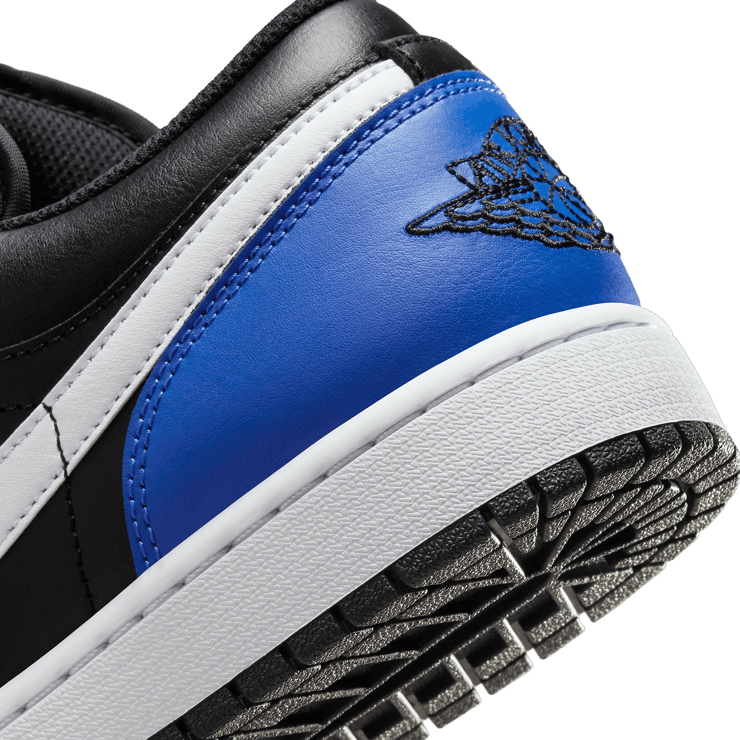 Air Jordan 1 Low Black Royal Toe Angle 5