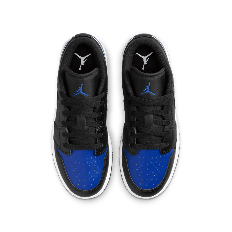 Air Jordan 1 Low Black Royal Toe (GS) Angle 1