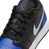 Air Jordan 1 Low Black Royal Toe (GS) Angle 4