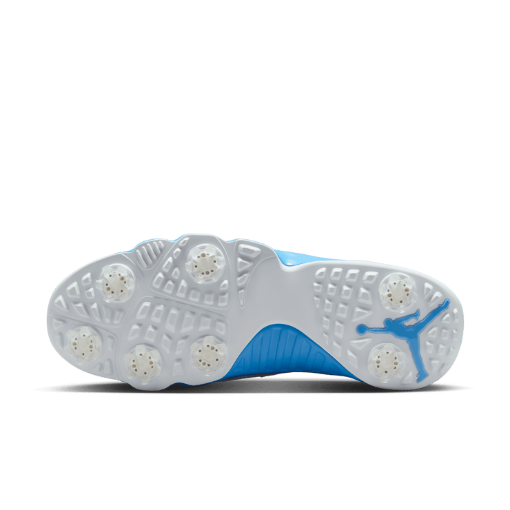 Air Jordan 9 Golf White University Blue Angle 0
