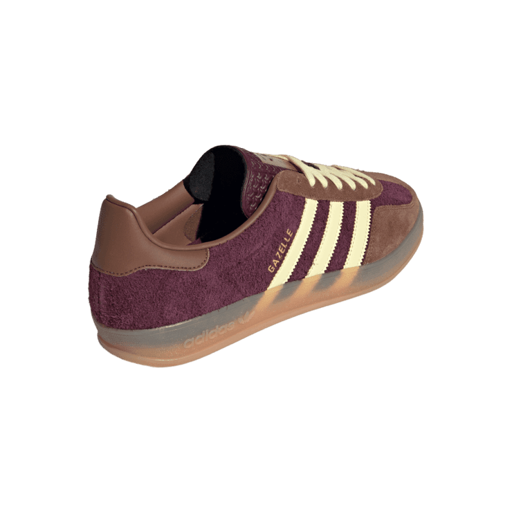 adidas Gazelle Indoor Maroon Almost Yellow Angle 3