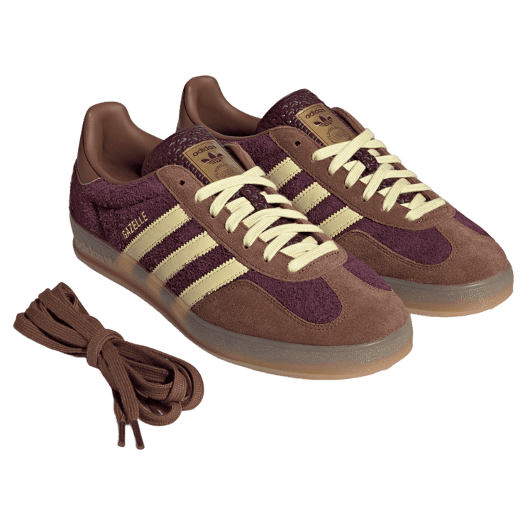adidas Gazelle Indoor Maroon Almost Yellow Angle 6