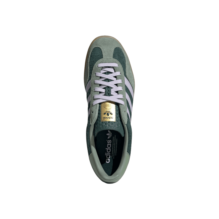 adidas Gazelle Indoor Mineral Green Silver Dawn Angle 0