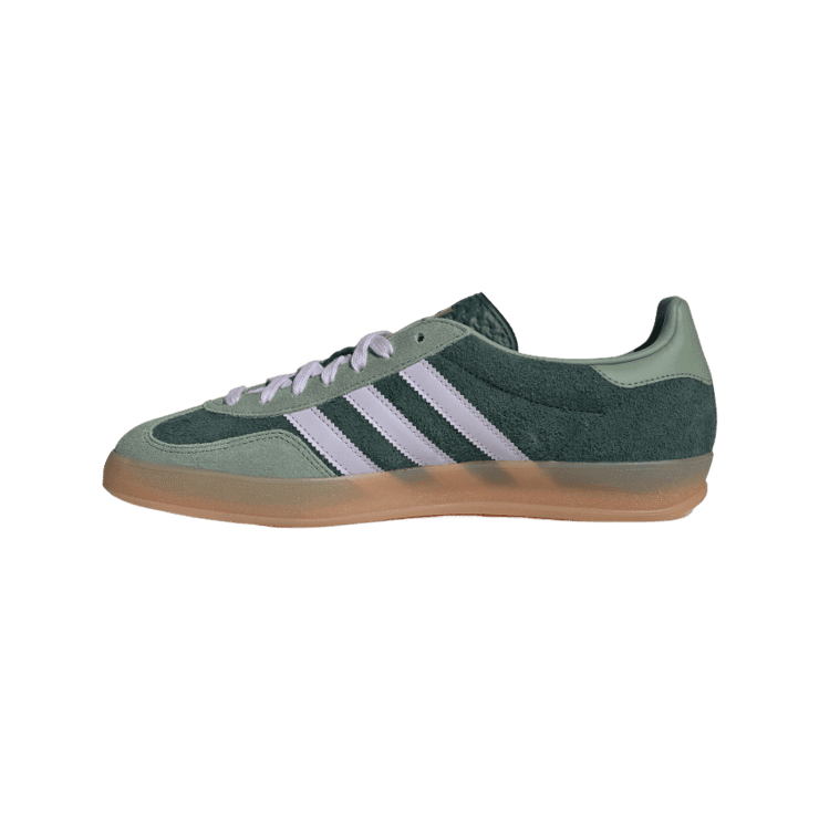 adidas Gazelle Indoor Mineral Green Silver Dawn Angle 4