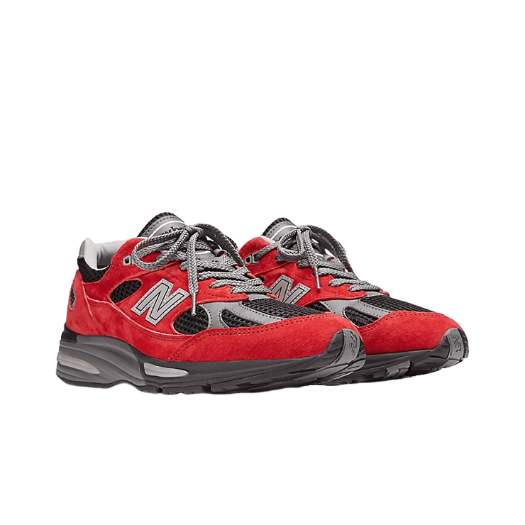 New Balance 991v2 Made in UK Red (China Exclusive) Angle 2