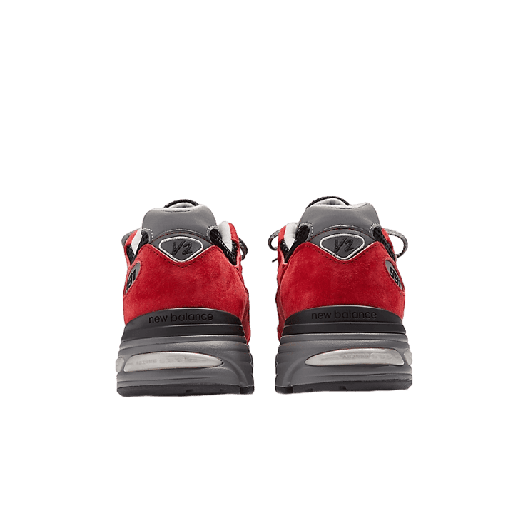 New Balance 991v2 Made in UK Red (China Exclusive) Angle 4