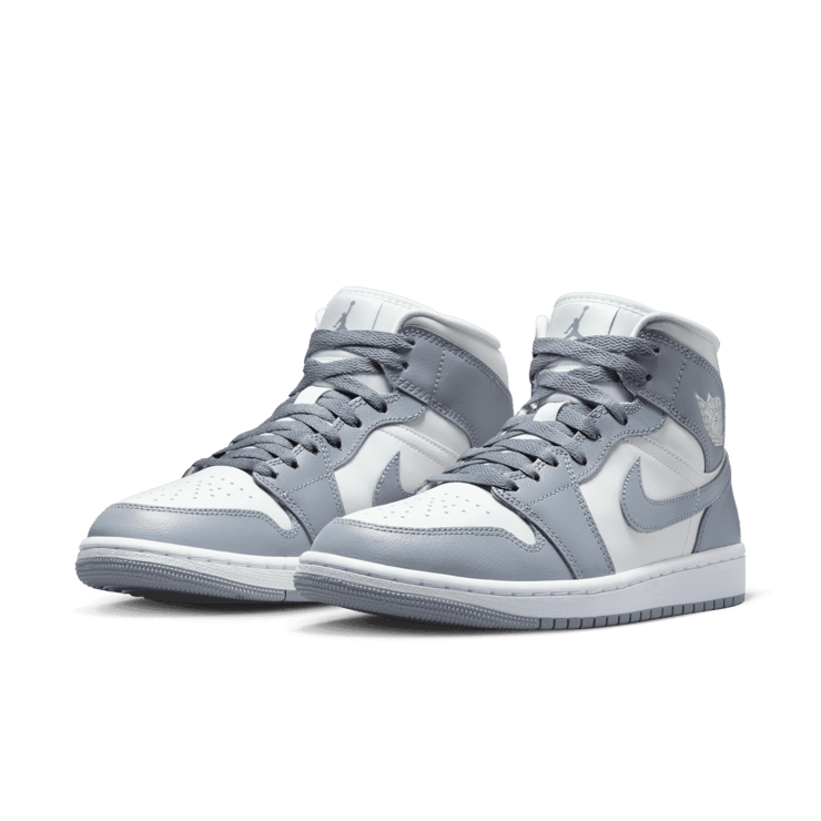 Air Jordan 1 Mid Sail Stealth (W) Angle 2