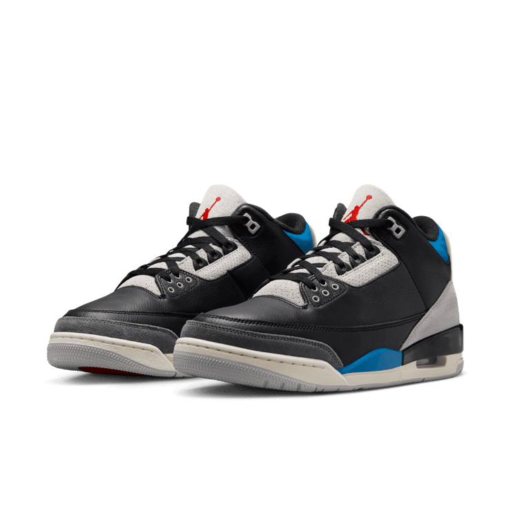 Air Jordan 3 Retro Rare Air Black Military Blue Angle 1
