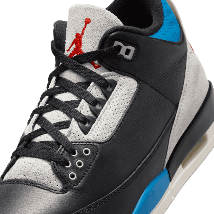 Air Jordan 3 Retro Rare Air Black Military Blue Angle 9