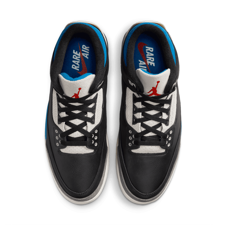 Air Jordan 3 Retro Rare Air Black Military Blue Angle 4