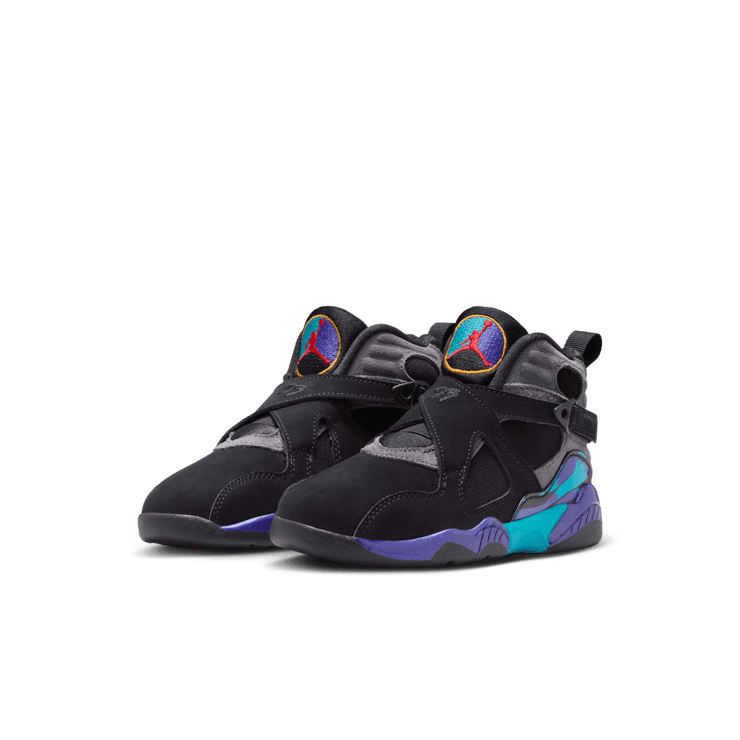 Air Jordan 8 Retro Aqua (PS) Angle 2