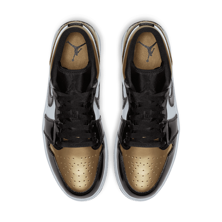 Jordan 1 Low Gold Toe Angle 1