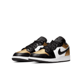 Nike ☆ Air Jordan 1 Low Gold Toe Nike Air Jordan 1 Low Gold Toe Metallic Gold Black White