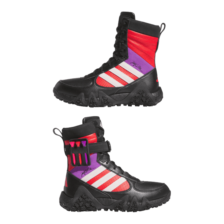 adidas Codechaos Boot Spikeless Golf Shoe Jay3lle Core Black (W) Angle 5