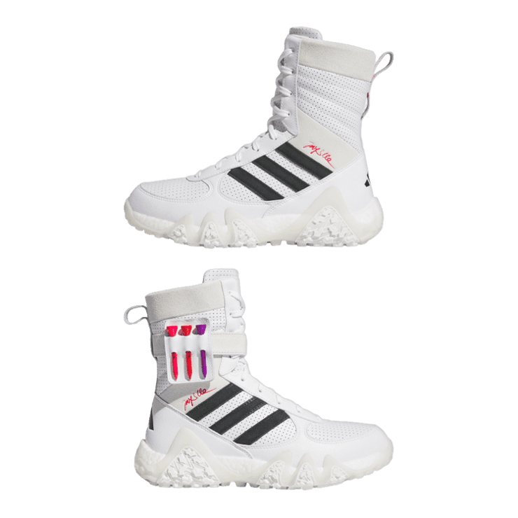 adidas Codechaos Boot Spikeless Golf Shoe Jay3lle Cloud White (W) Angle 5