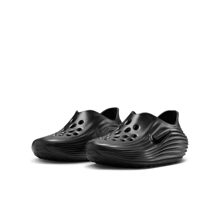 Nike ReactX Rejuven8 Triple Black (GS) Angle 2