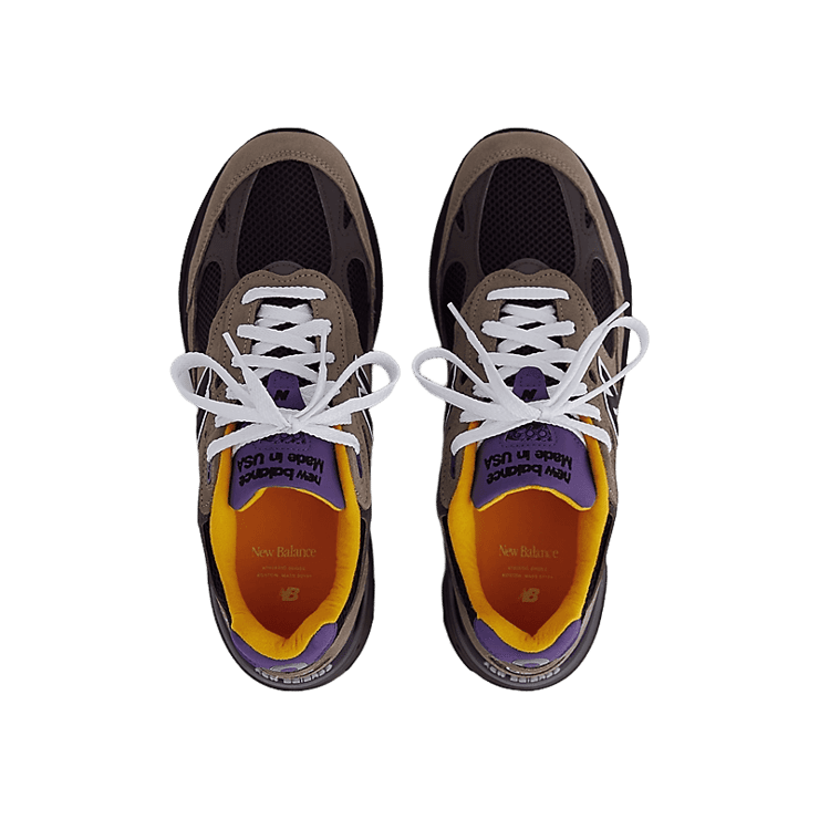 New Balance 993 Made in USA Mushroom Midnight Violet Angle 0