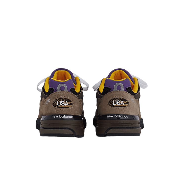 New Balance 993 Made in USA Mushroom Midnight Violet Angle 1