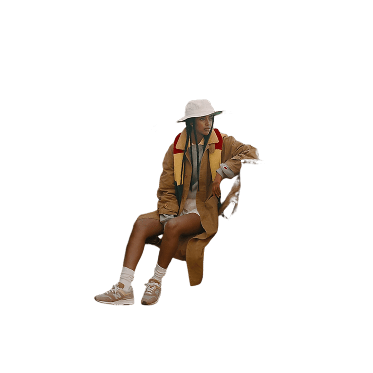 New Balance 997 Made in USA Light Mushroom Mirage Grey Angle 1