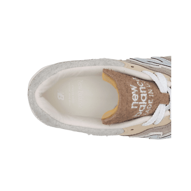 New Balance 997 Made in USA Light Mushroom Mirage Grey Angle 3