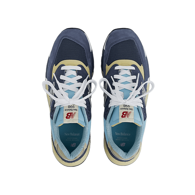 New Balance 998 Made in USA NB Navy Chrome Blue Angle 0