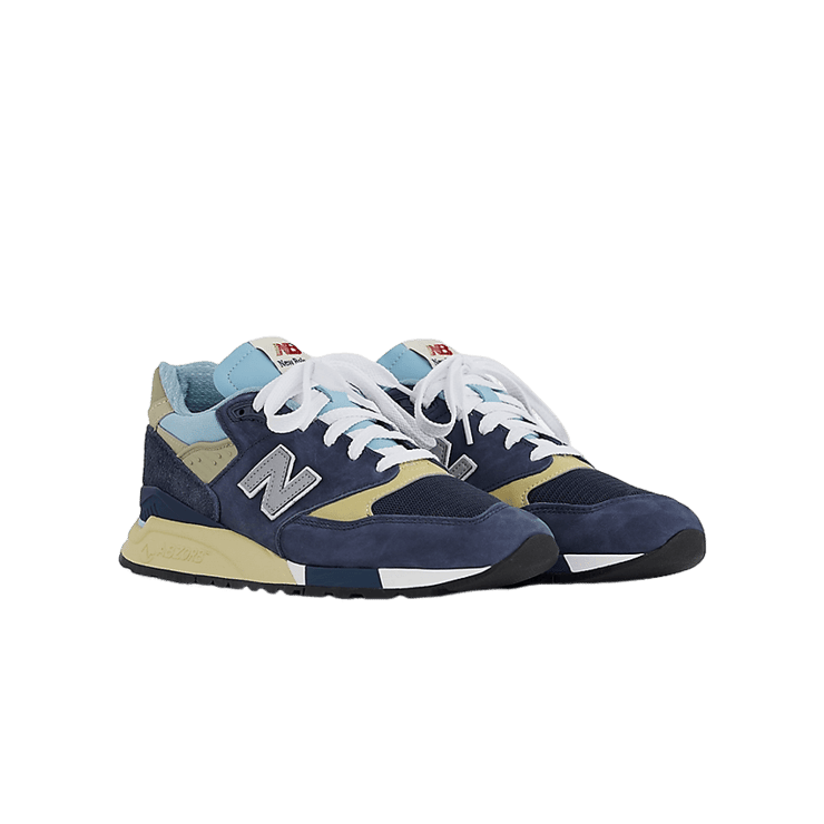 New Balance 998 Made in USA NB Navy Chrome Blue Angle 2