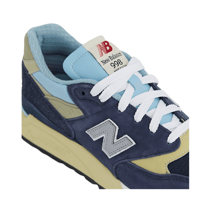 New Balance 998 Made in USA NB Navy Chrome Blue Angle 4
