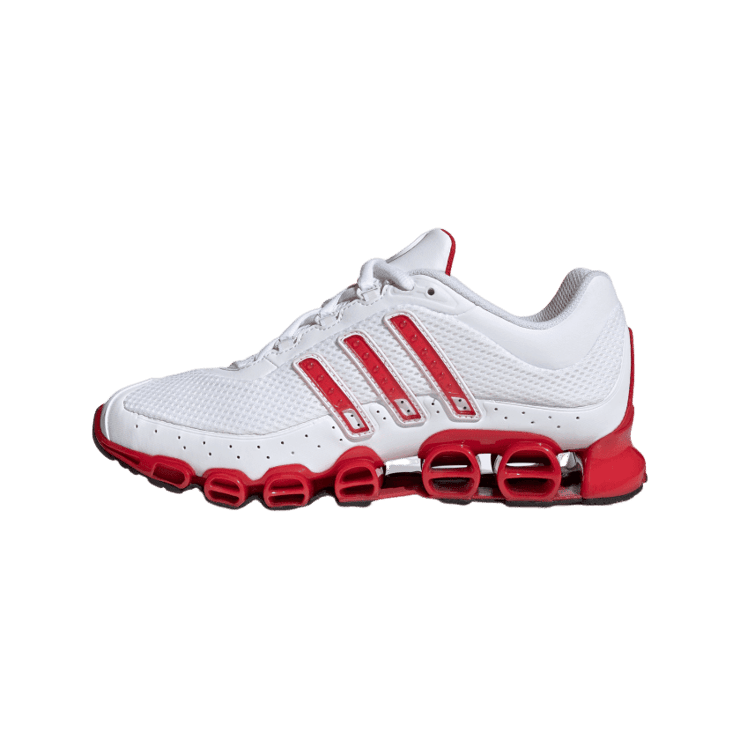 adidas Megaride White Red Angle 4