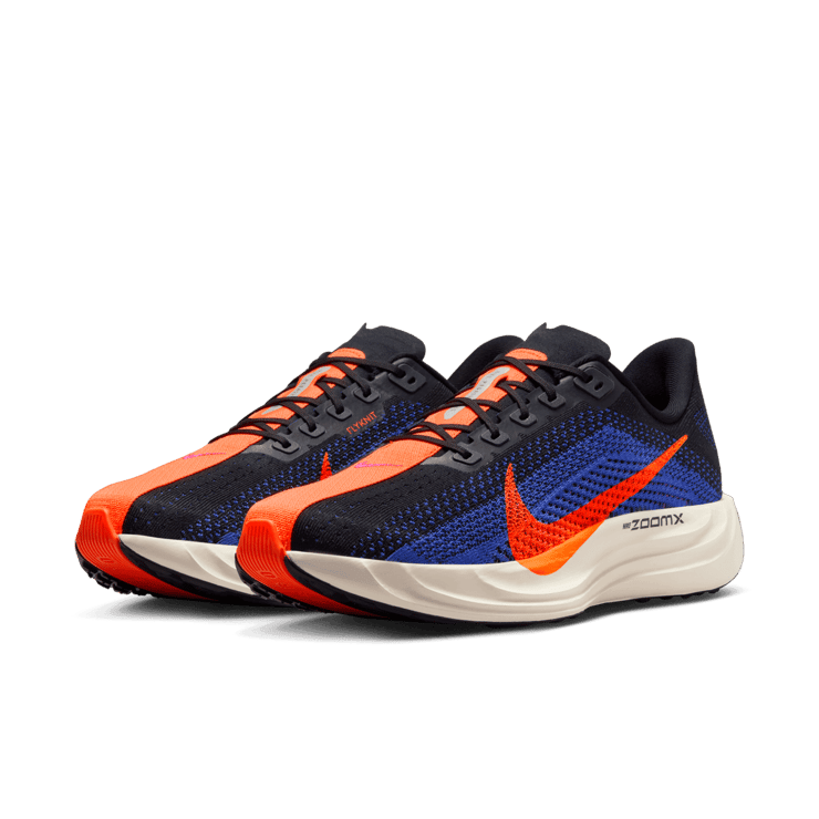 Nike Pegasus Plus Black Hyper Crimson Angle 2