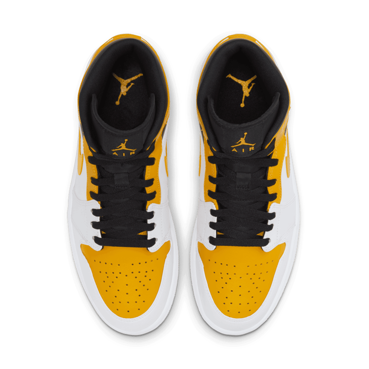 Jordan 1 Mid University Gold Angle 1