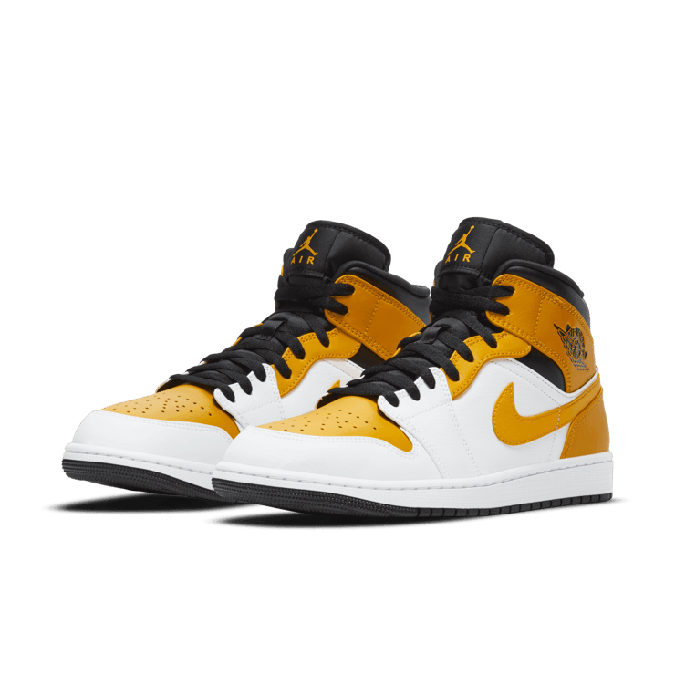 Jordan 1 Mid University Gold Angle 2