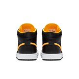 Jordan 1 Mid Black University Gold Angle 3
