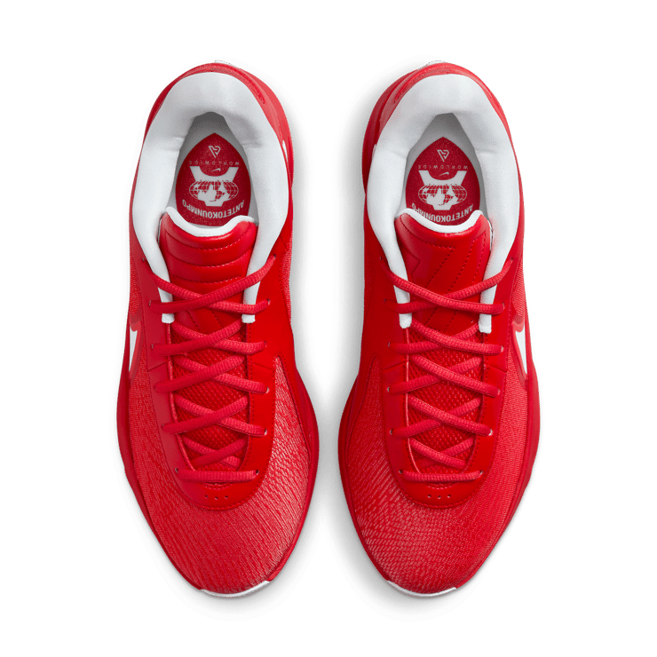 Nike Giannis Freak 6 TB University Red Angle 1