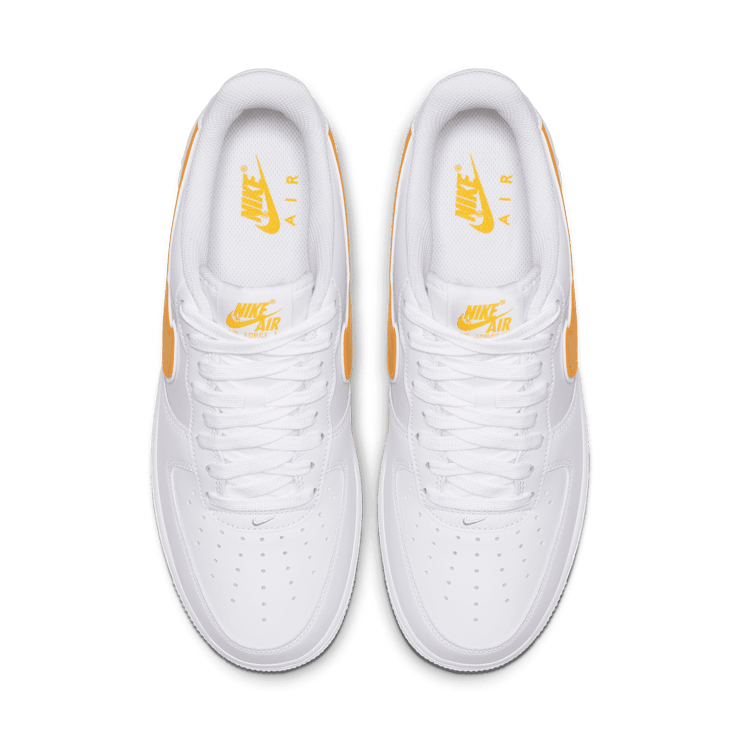 Nike Air Force 1 Low White University Gold Angle 1