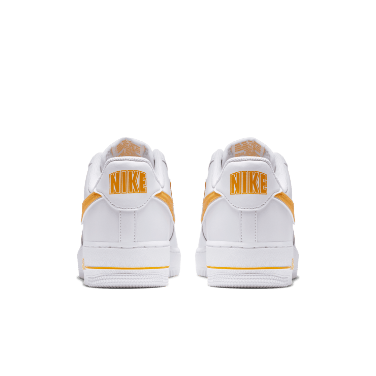 Nike Air Force 1 Low White University Gold Angle 3